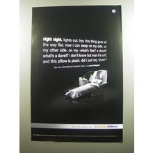 2008 American Airlines Ad - Night Night. Lights out.