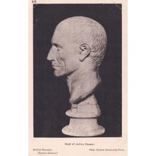 Bust Of Julius Caesar Antique Roman Sculpture Postcard