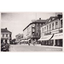 Halmstad Parti Brogatan Sweden Restaurant Bicycles Postcard