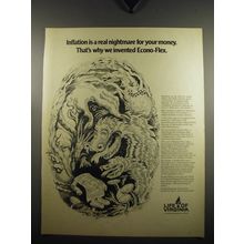 1970 Life of Virginia Insurance Ad - Inflation is a real nightmare