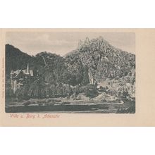 Villa Burg Altenahr Germany Old Rhine PB Postcard