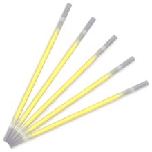Yellow Glow Drinking Straws Pack of 25