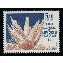 FSAT TAAF Aragonite Mineral 1990 MNH SG#264 MI#264