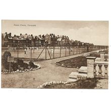 Gt Yarmouth, Tennis Courts, Norfolk, Postcard.