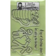 Little Musings. Christmas Cheer Clear Stamp Set. Stamping Cardmaking Crafts
