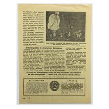 WW2 Soviet/Russian Air Drop Leaflet Illustrated by Boris Efimov. - Code 1511.