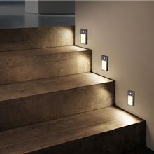 VST Motion Sensor Step Night Light, Rechargeable Battery Powered Led Light with