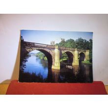 DURHAM CATHEDRAL and PREBENDS BRIDGE used postcard by J Arthur Dixon 1977 pm =