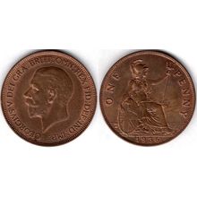 Great Britain. George V. Penny 1936. GEF. dy23537