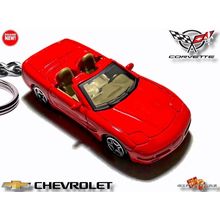 RARE KEYCHAIN 98~05 RED CHEVROLET CORVETTE C5 CONVERTIBLE