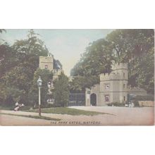 The Park Gates Watford Hertfordshire Postcard (QHER360)