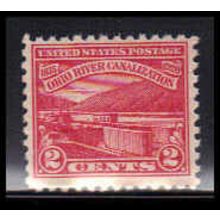 681 2c Ohio River Barely Clears MNH O4376