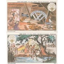 Dutch Holland Haymaking Farming 2x Postcard s