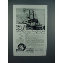 1930 Louisville & Nashville Railroad Ad - Sights