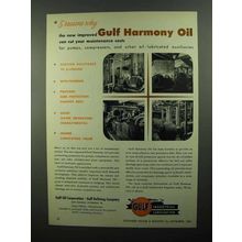 1950 Gulf Harmony Oil Ad - 5 Reasons Why
