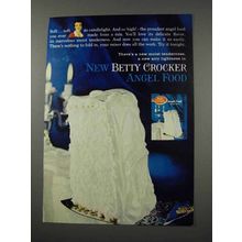 1961 Betty Crocker Angel Food Cake Mix Ad