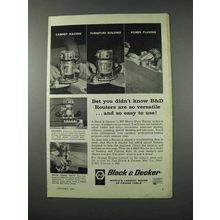 1961 Black & Decker Router Ad - Versatile and Easy