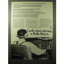 1964 Rolls-Royce Conway Engines Ad - Look Who's Driving