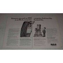 1970 RCA 2, RCA 3, RCA 6 and RCA 7 Computers Ad