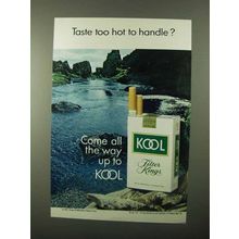 1971 Kool Cigarettes Ad - Taste Too Hot to Handle?