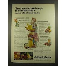 1971 Holland House Cocktail Mixes Ad - New and Exotic Ways