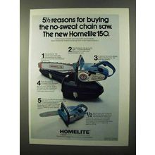 1971 Homelite 150 Chainsaw Ad - Reasons for Buying