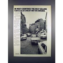1972 Volvo Car Ad - Best Selling Car is Also Cheap!