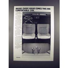 1972 Volvo Car Ad - Big Comfortable Car
