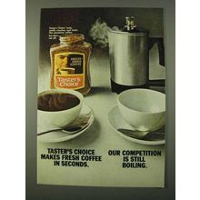 1972 Taster's Choice Freeze-Dried Coffee Ad - Seconds