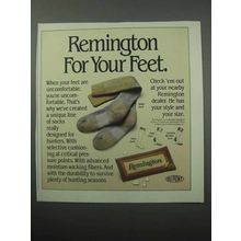 1988 Remington Wader Socks Ad - For Your Feet