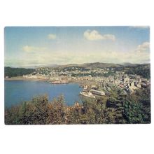 OBAN BAY AND TOWN FROM PULPIT HILL, SCOTLAND unused postcard ..J Arthur Dixon =