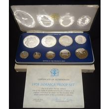 1978 Jamaica Proof Coin Set