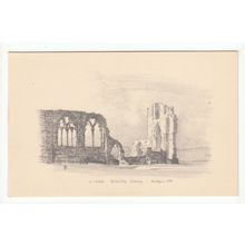 Whitby Abbey Yorkshire Judges Sketch Postcard S11088
