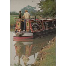 Cropredy Manor Cruise Boat Ship Oxfordshire Reflections 1980s Postcard