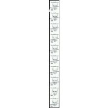 1856 Var, MNH 14¢ Misperfed Strip of Ten Stamps With Gutter Between Stuart Katz