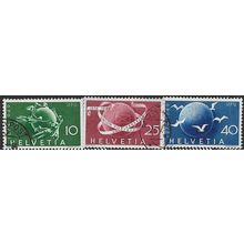 1949 Michel 522/524 - fine used (o) - light foxing