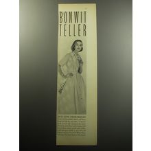 1957 Bonwit Teller Town and Country Club Shirtdress Advertisement