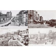Margate Fort Road Clock Tower Bus Tram 4x Postcard s