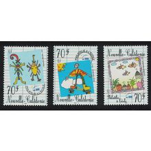 New Caledonia Philately at School Children's Drawings 3v 2000 MNH