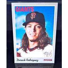 DERECK RODRIQUEZ 2019 TOPPS HERITAGE BASEBALL CARD #298