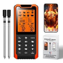 Smart Bluetooth Meat Thermometer - Long Range Wireless Food Thermometer, Digital