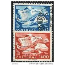 1954 Michel 825+826 - #4 fine used (o)