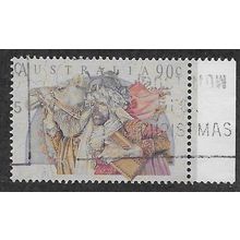 AUS 1991 90c 'CHRISTMAS' FINE USED (EBID68-709)