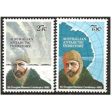 Australian Antarctic Terr 1982 Mawson Centenary Set Unmounted Mint . .. .