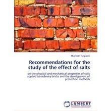 Recommendations for the study of the effect of salts - Muxriddin Turgunov