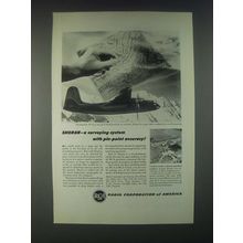 1946 RCA SHORAN surveying System Ad - Pin-Point Accuracy