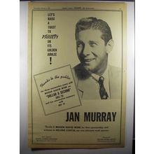 1956 Jan Murray Ad - Variety 50th Anniversary