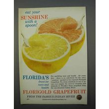 1966 Florigold Grapefruit Ad - Eat Your Sunshine