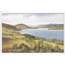 Loch Fyne Argyllshire Art Postcard A433