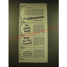 1951 The Macmillan Company Ad - A pioneering work